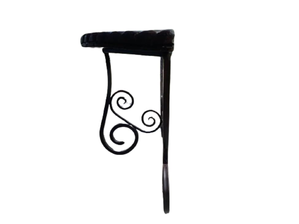Parota Wood Sideboard with Wrought Iron, Special for Kitchens