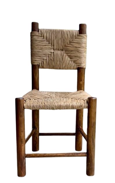 Sustainable Wood Handcrafted Chair in Minimalist Style.
