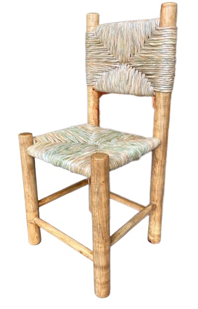 Sustainable Wood Handcrafted Chair in Minimalist Style.