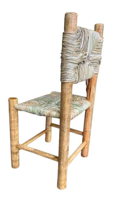 Sustainable Wood Handcrafted Chair in Minimalist Style.