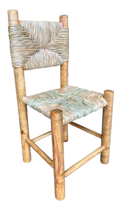 Sustainable Wood Handcrafted Chair in Minimalist Style.