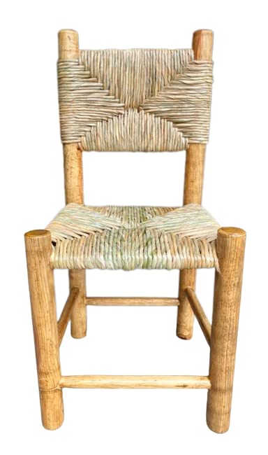 Sustainable Wood Handcrafted Chair in Minimalist Style.