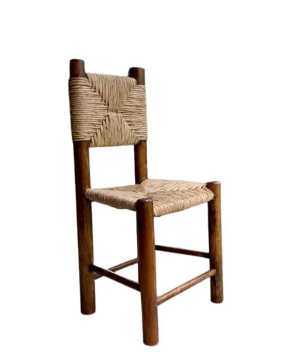 Sustainable Wood Handcrafted Chair in Minimalist Style.