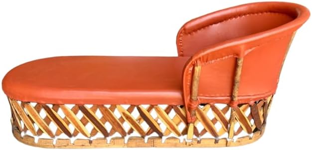 Antique Equipal Style Handcrafted Bedstead