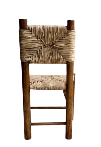 Sustainable Wood Handcrafted Chair in Minimalist Style.