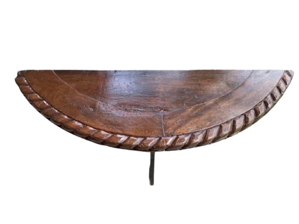Parota Wood Sideboard with Wrought Iron, Special for Kitchens