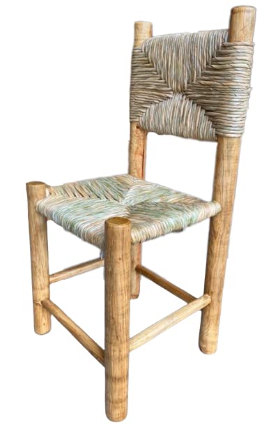Sustainable Wood Handcrafted Chair in Minimalist Style.