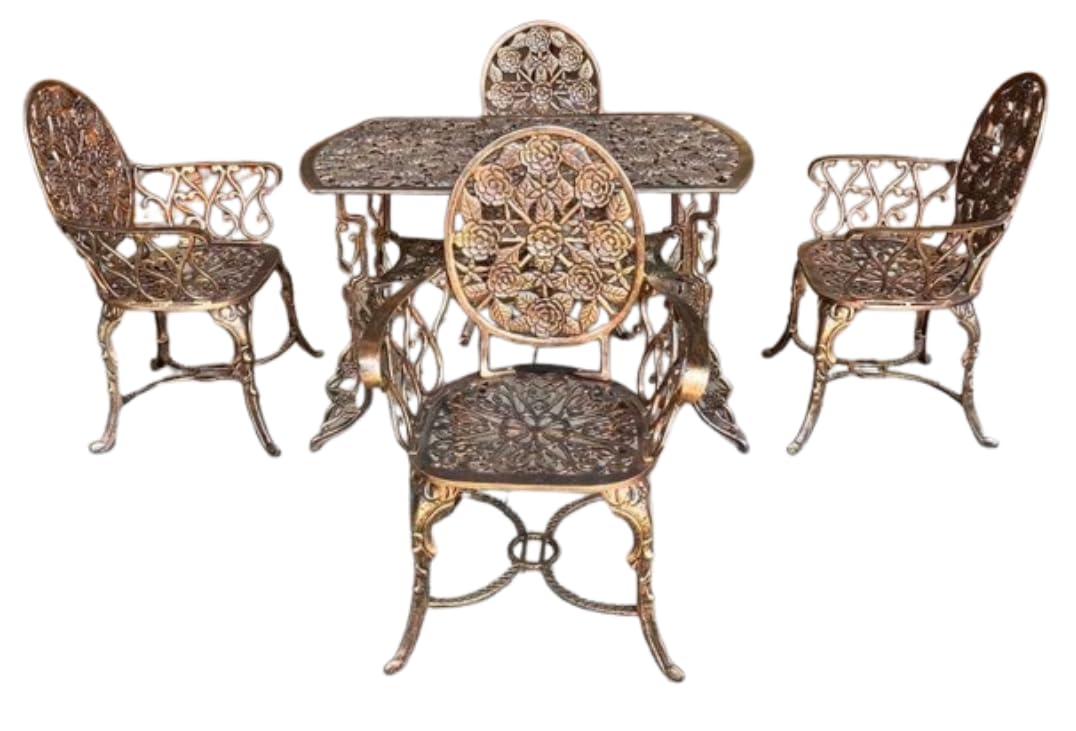 Strong Aluminum Antique Style Garden Dining Set