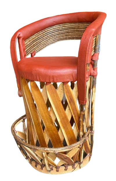 Silla Banco Para Bar Tipo Equipal Estilo Antiguo