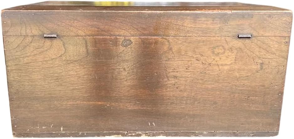 Very old original wooden chest. Unique piece.