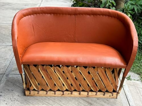 Equipal 2-Person Armchair, Wide, Red, for Indoor and Outdoor Use