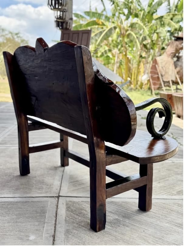 Antique and Original Rustic Bench for 2 People.