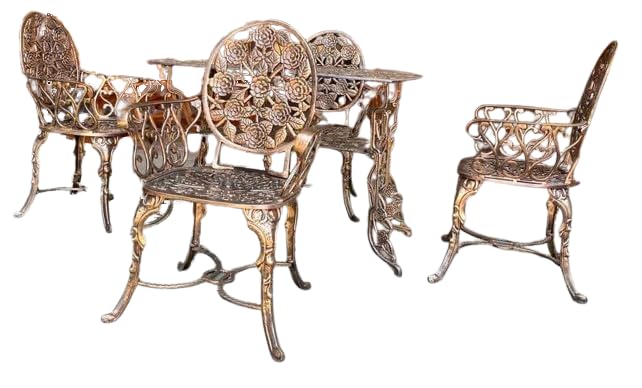 Strong Aluminum Antique Style Garden Dining Set