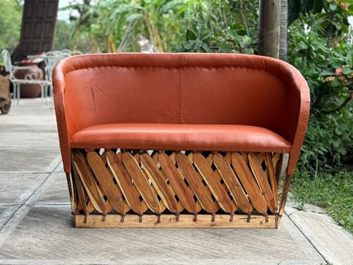 Equipal 2-Person Armchair, Wide, Red, for Indoor and Outdoor Use