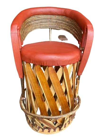 Silla Banco Para Bar Tipo Equipal Estilo Antiguo