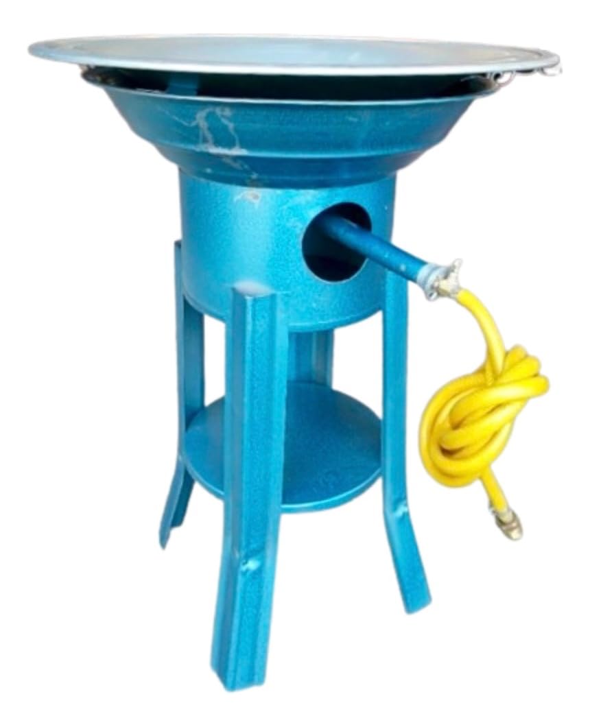 Freidora Asador Gas Y Carbon Estilo Antiguo.
