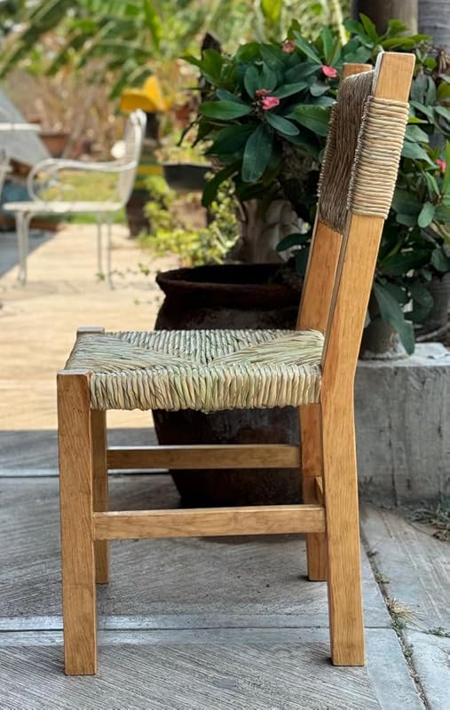 Elegant Antique Style Sustainable Wood Handcrafted Chair