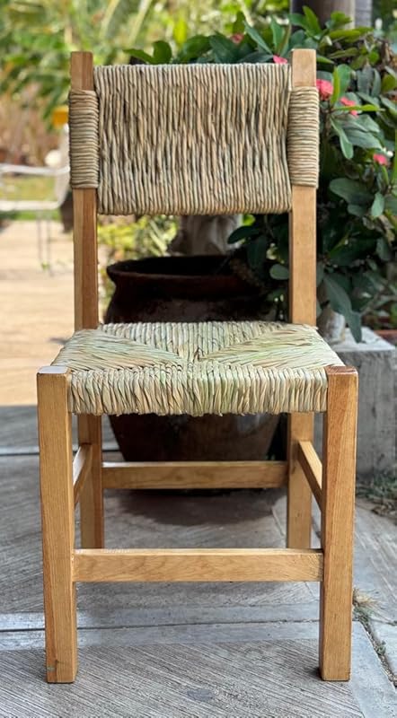Elegant Antique Style Sustainable Wood Handcrafted Chair