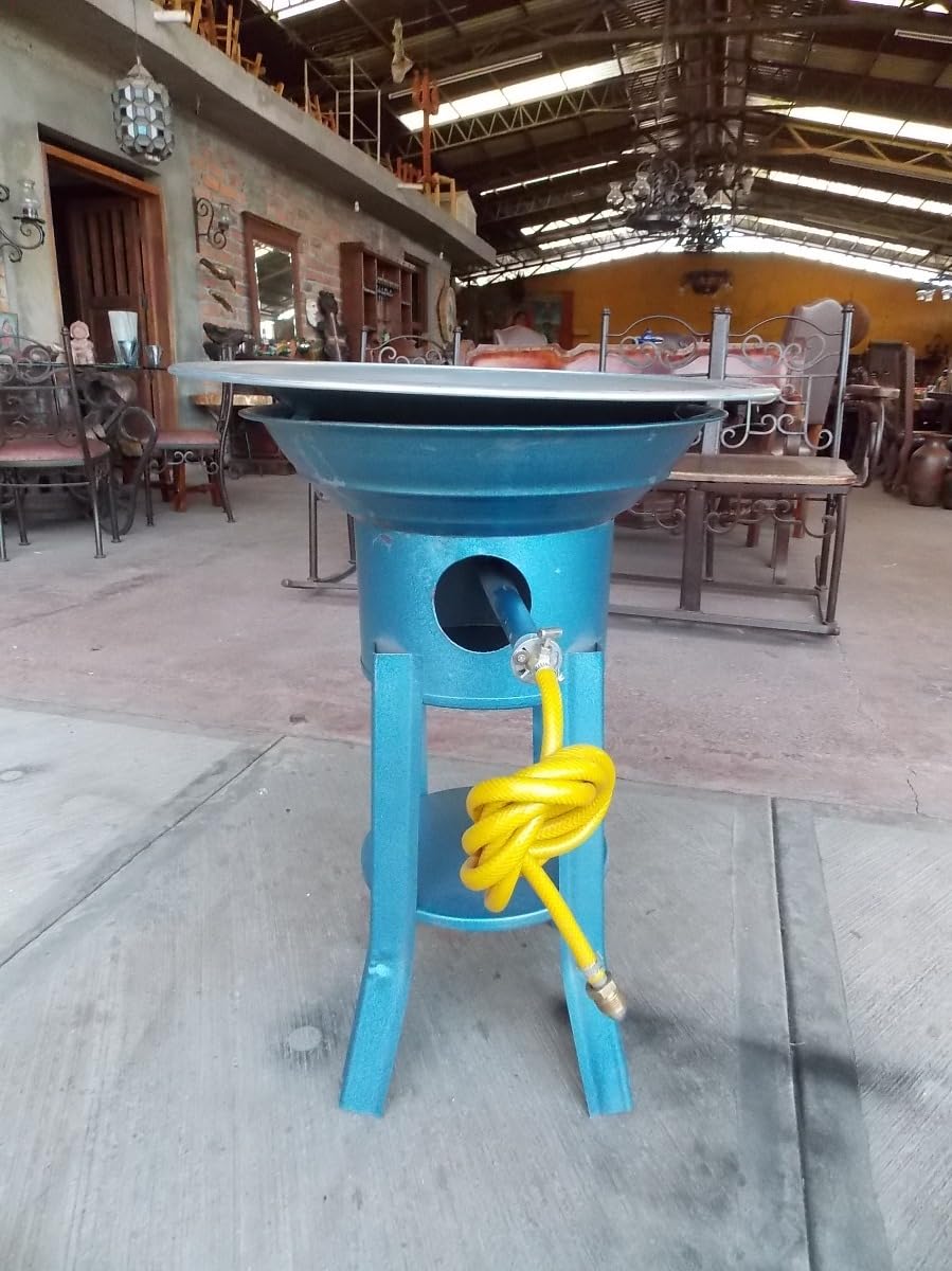 Freidora Asador Gas Y Carbon Estilo Antiguo.