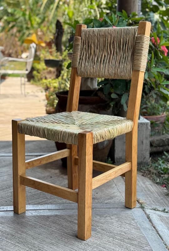 Elegant Antique Style Sustainable Wood Handcrafted Chair