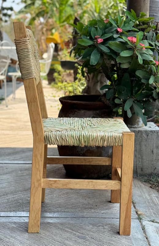 Elegant Antique Style Sustainable Wood Handcrafted Chair