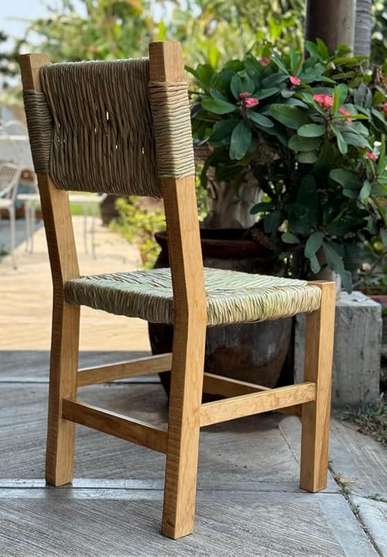 Elegant Antique Style Sustainable Wood Handcrafted Chair