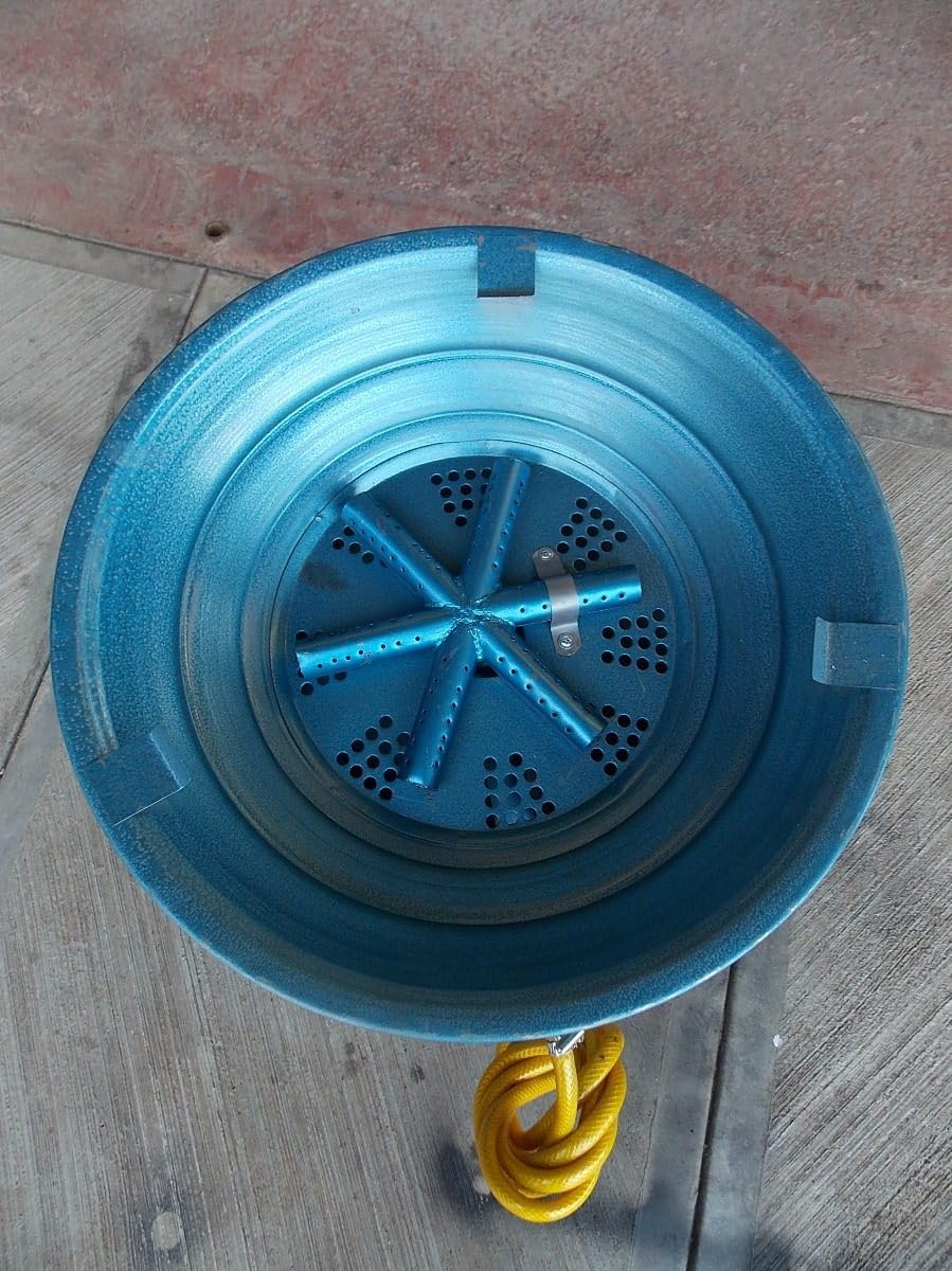 Freidora Asador Gas Y Carbon Estilo Antiguo.