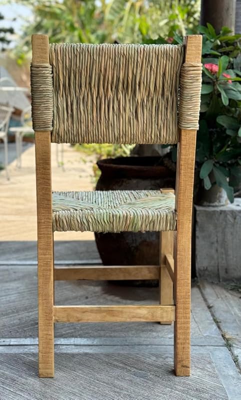 Elegant Antique Style Sustainable Wood Handcrafted Chair