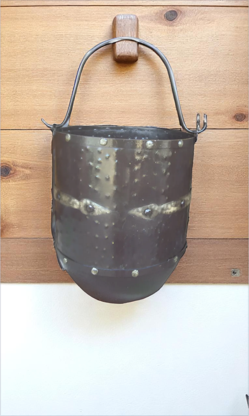 Olla Macetero De Metal Estilo Antiguo.
