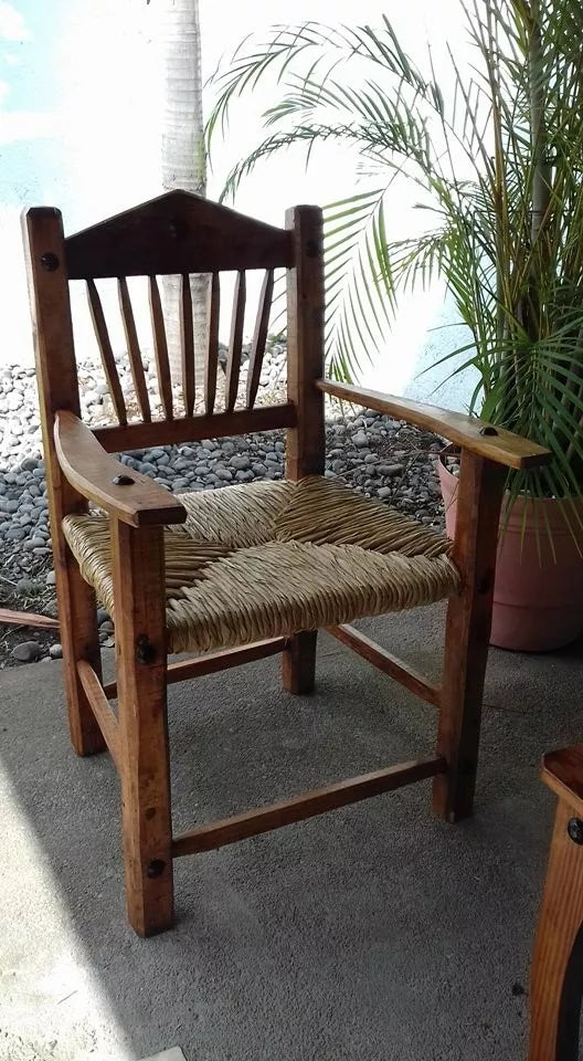 Handcrafted Room Sustainable Wood and Antique Style Fabric.