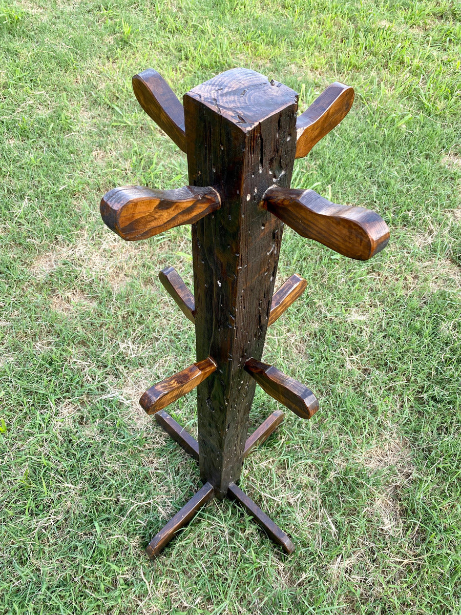 Antique and Original Handmade Coat Rack Made of Old Wood (Used)