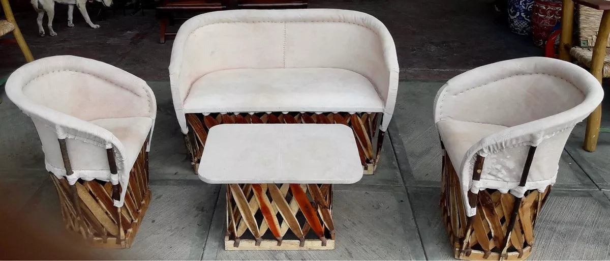 Equipal Traditional Handcrafted Room Natural Leather Antique Type