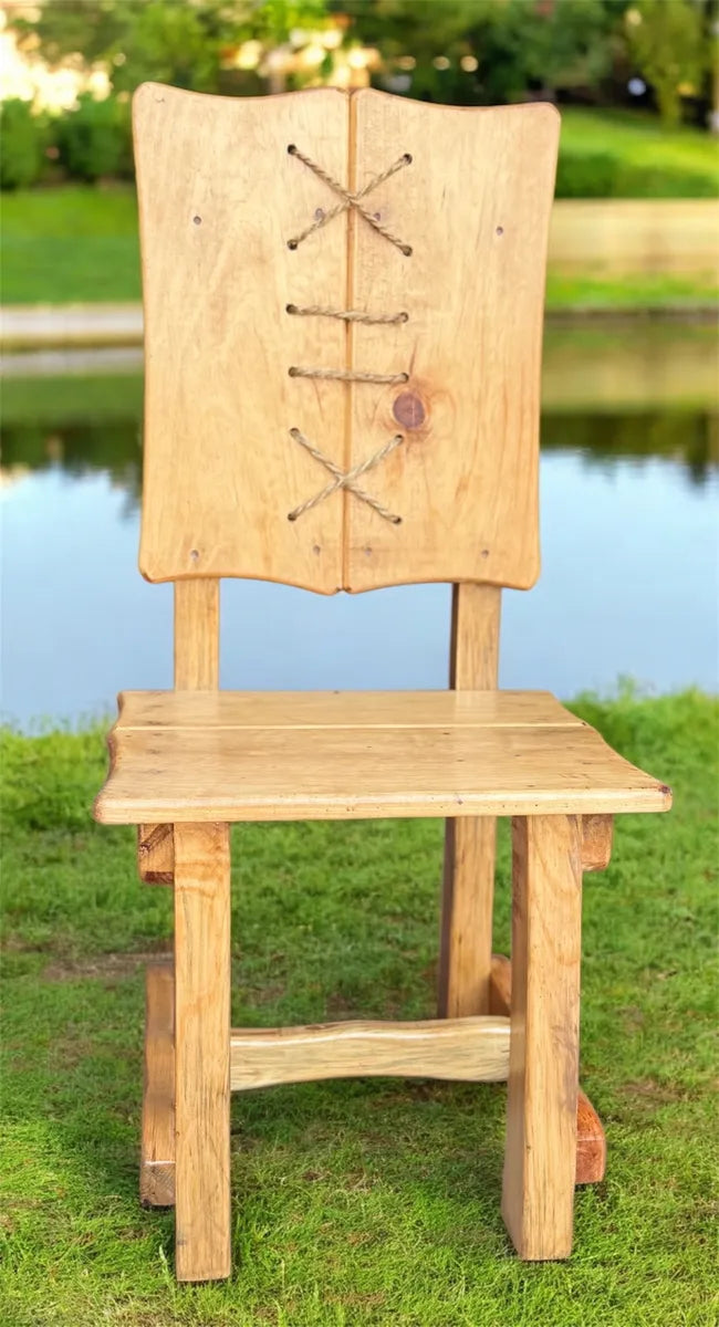 Sustainable Wood Handcrafted Dining Room in the Middle Ages Style