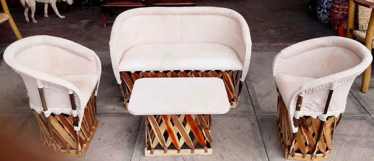 Equipal Traditional Handcrafted Room Natural Leather Antique Type