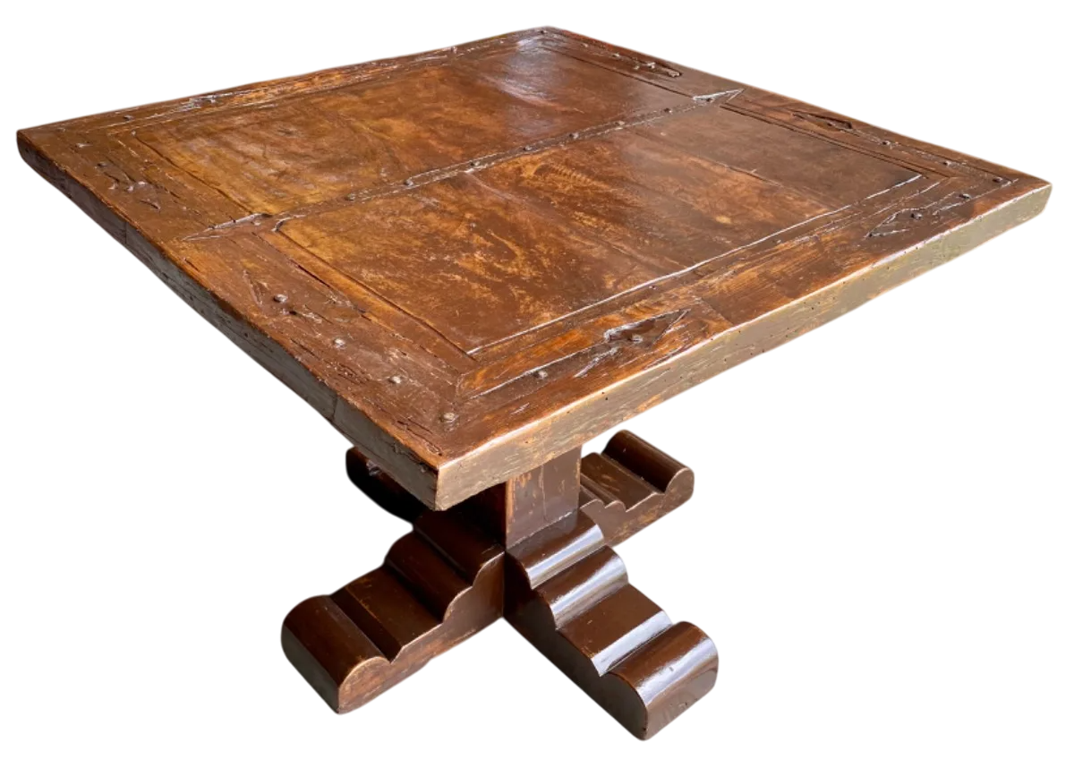 Antigua Y Original Mesa De Comedor Con Cubierta De Puerta (Usado)