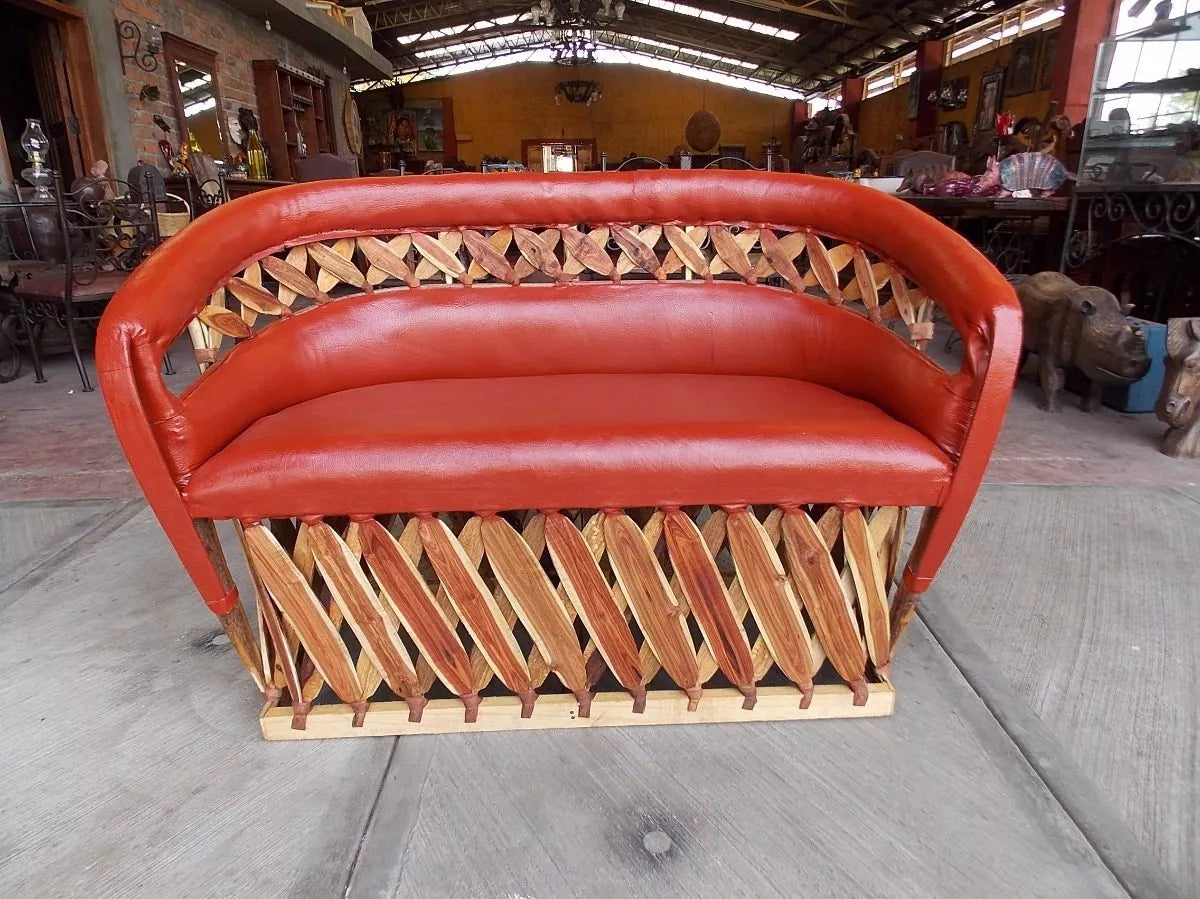 Equipal Style Love Seat with Kidney Belt for 2 People.