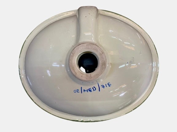 Beautiful Oval Sink in Fine Talavera, Antique Style.