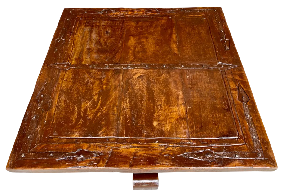 Antigua Y Original Mesa De Comedor Con Cubierta De Puerta (Usado)