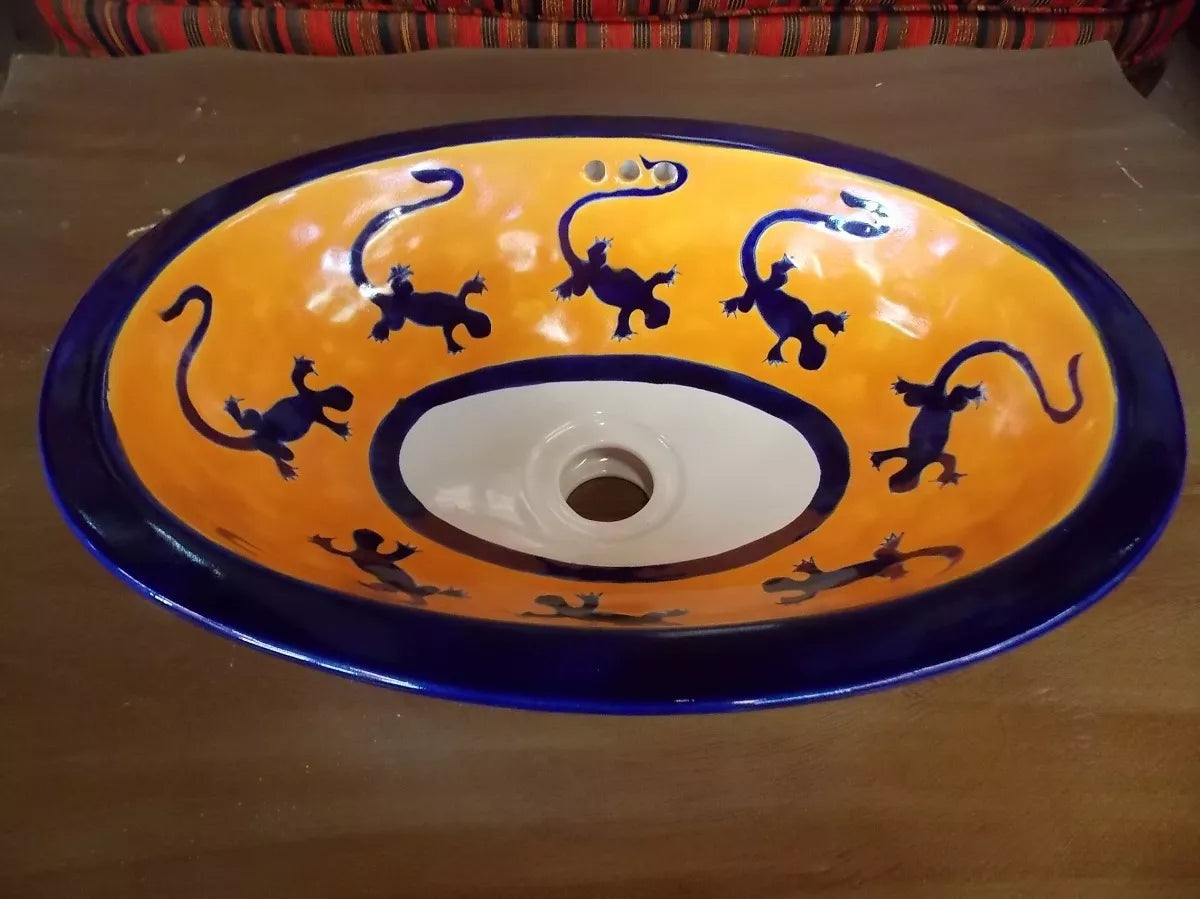Oval Talavera Sink, Antique Style. Model IG T1. Add to Favorites.