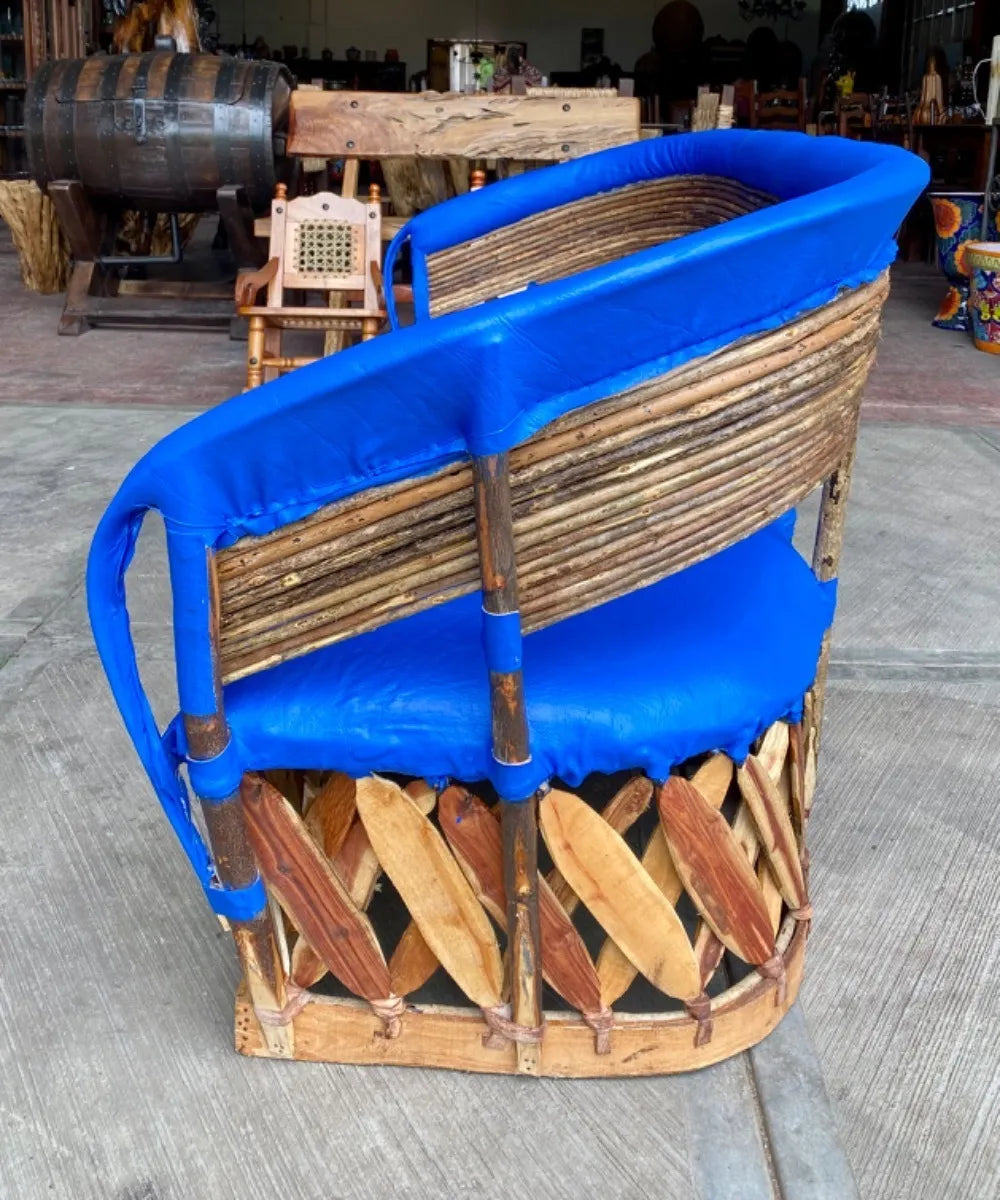 Large handmade armchair for 3 people, Equipal style.