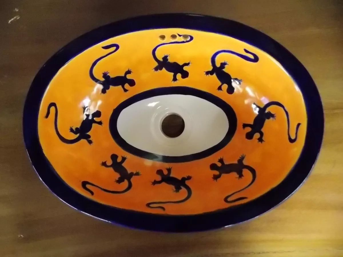 Oval Talavera Sink, Antique Style. Model IG T1. Add to Favorites.