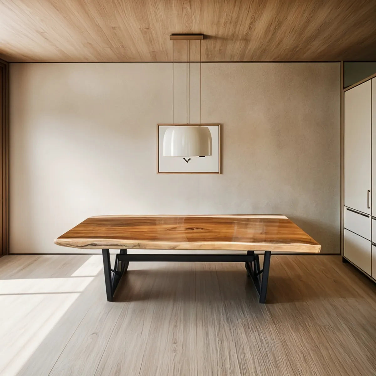Mesa Comedor Tablon Parota Para 10 A 12 Personas