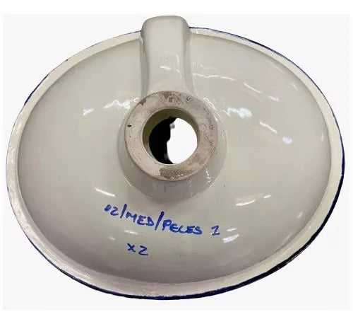 Lavabo Ovalin Mediano Talavera Fina Estilo Antiguo. Peces 01