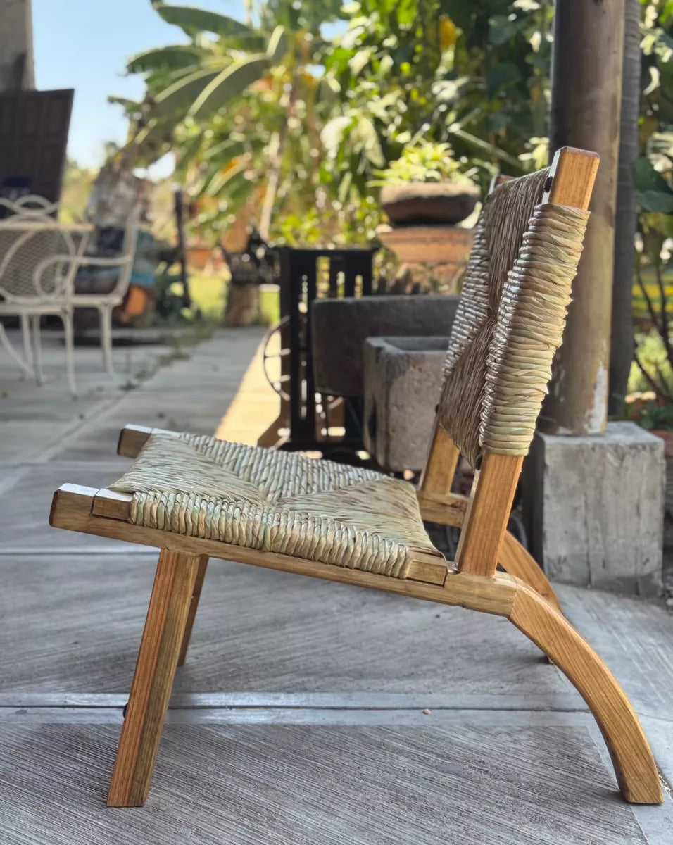 Miguelito Style Sustainable Wood Handcrafted Armchair