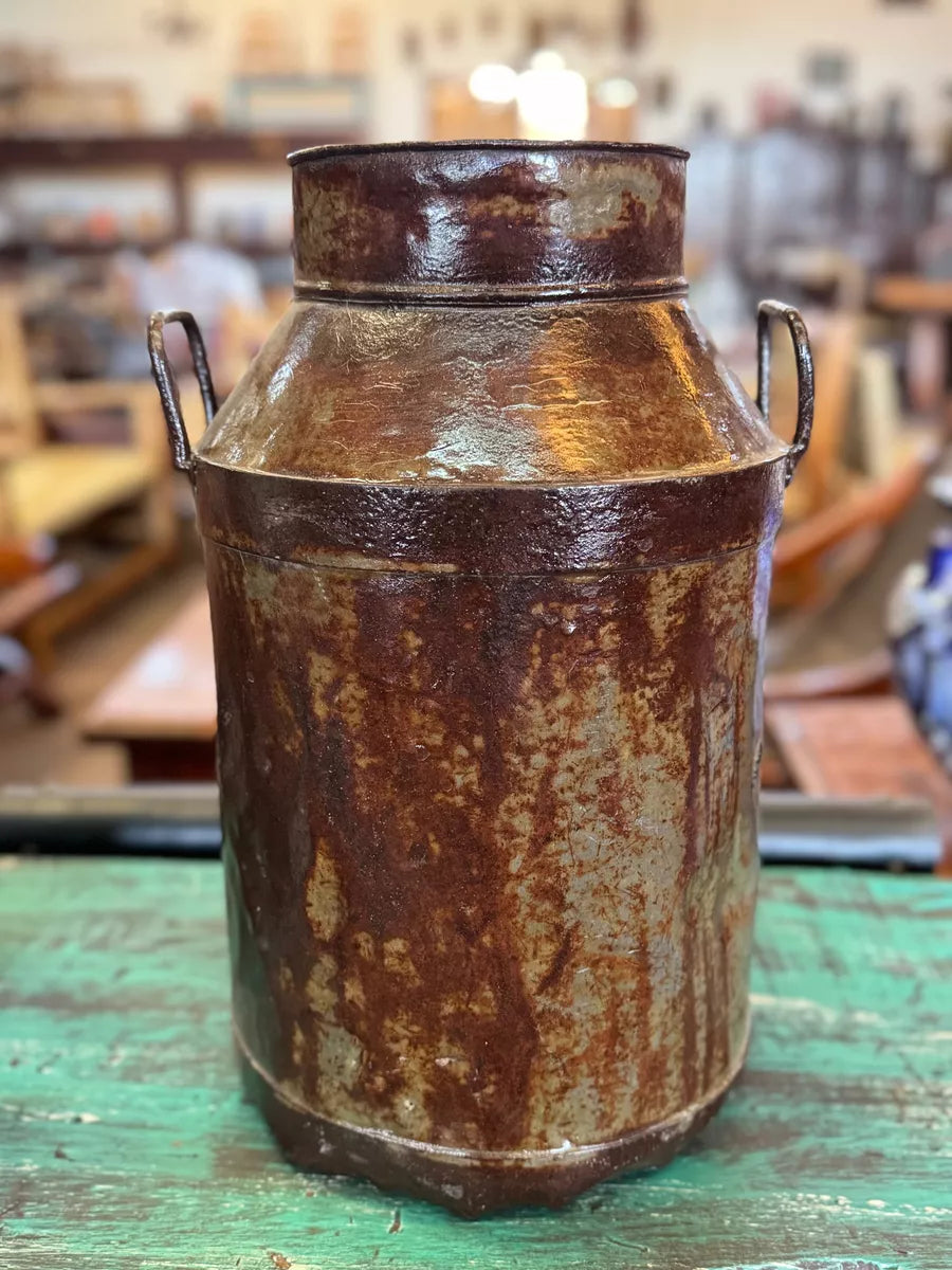 Antique and Original Milk Cans. 3 Pieces