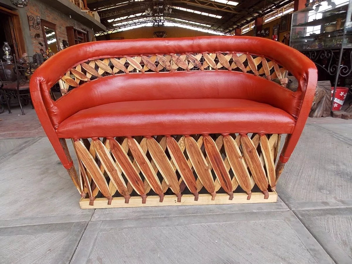 Equipal Style Love Seat with Kidney Belt for 2 People.