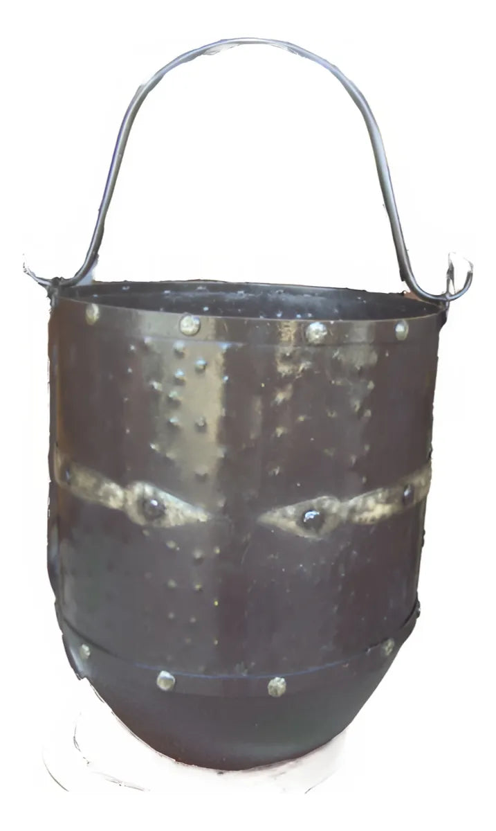 Olla Macetero De Metal Estilo Antiguo.