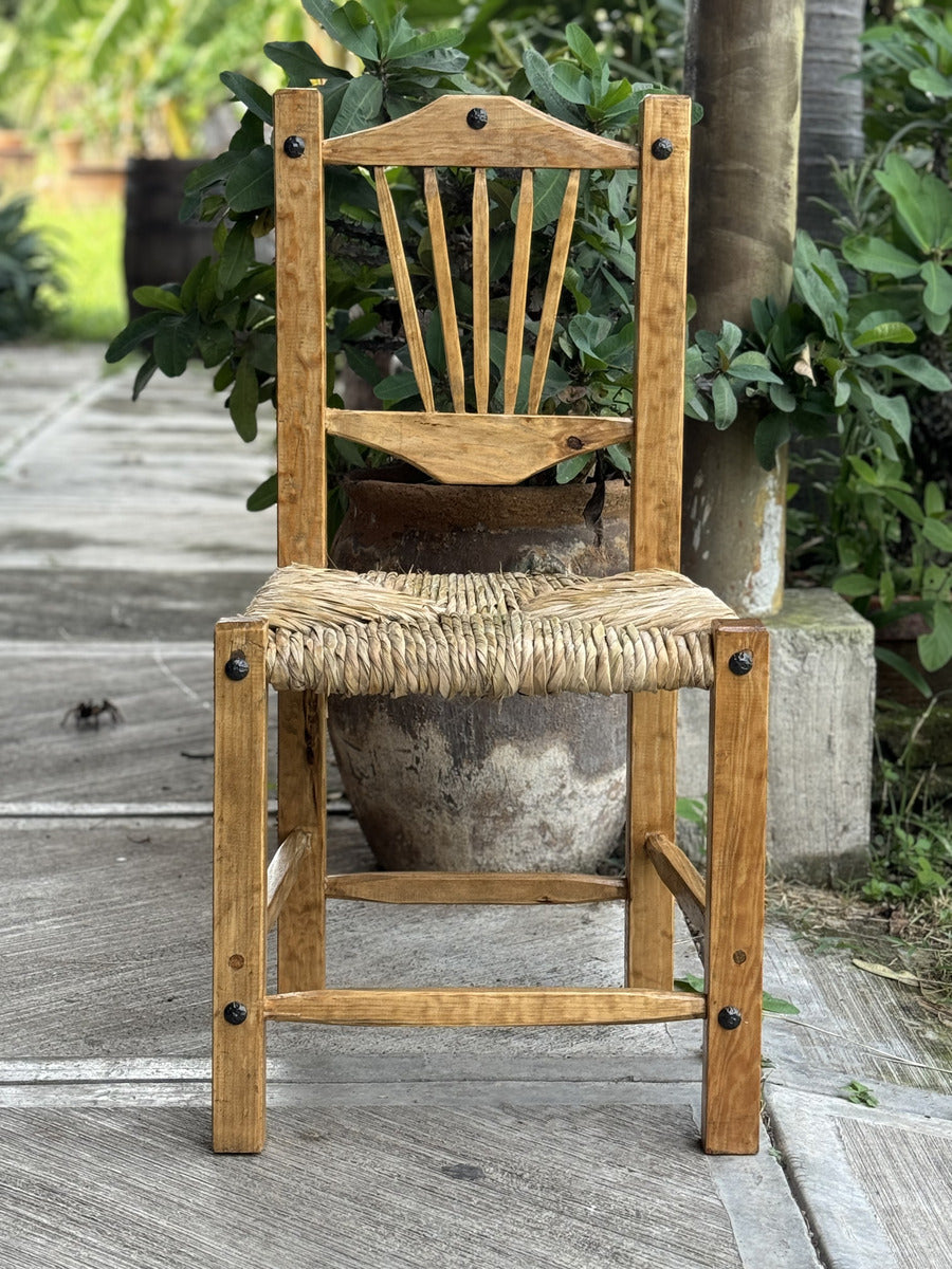 Sustainable Antique Style Handcrafted Dining Chair