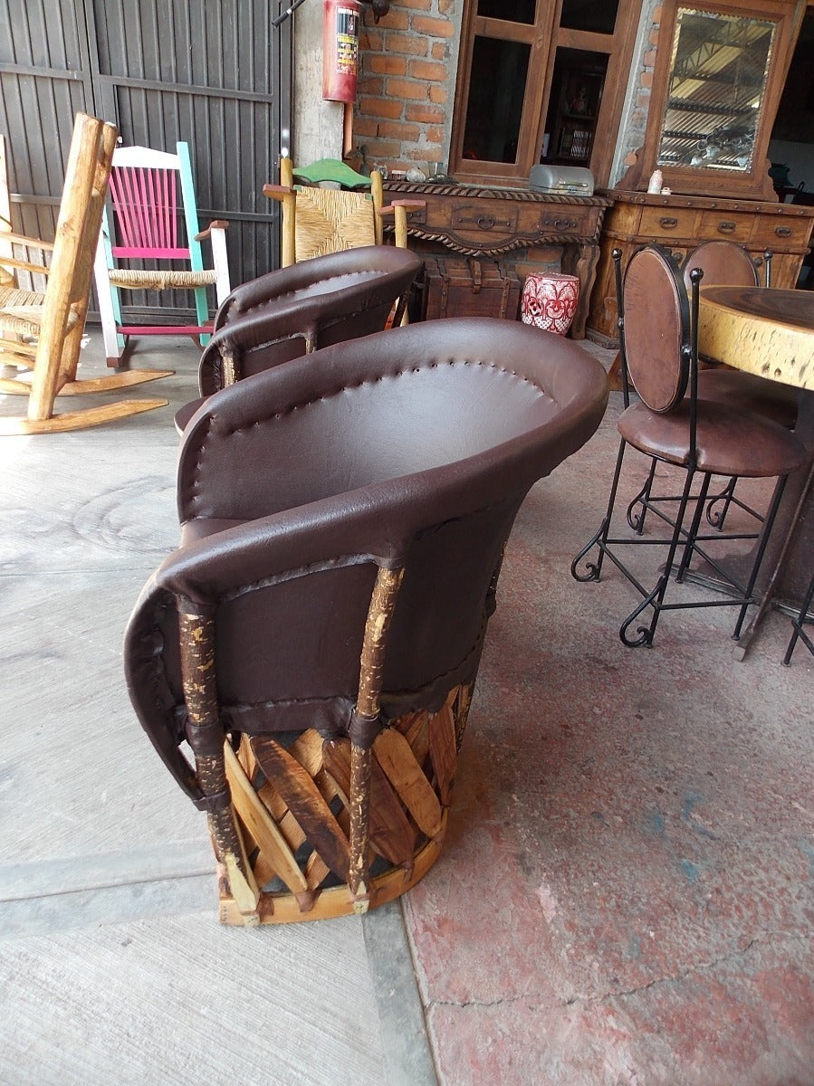 Set of 2 Antique Style Serving Tables and Equipment.