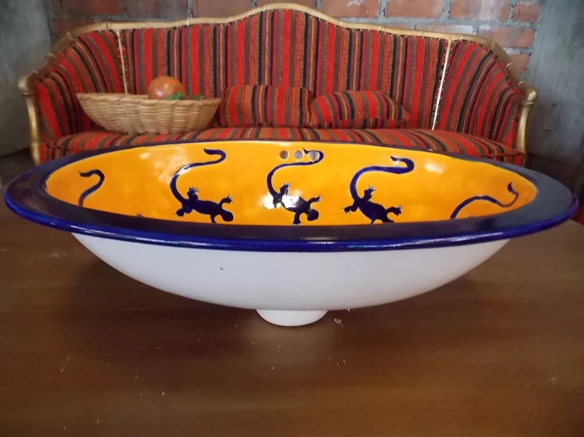 Oval Talavera Sink, Antique Style. Model IG T1. Add to Favorites.